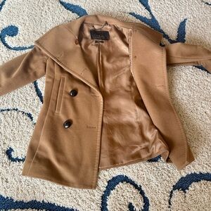 Babaton Women's Tan Pea Coat